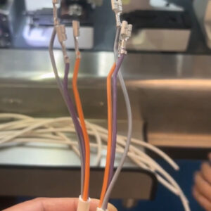 Semi Automatic Multi Core Wire Stripping Crimping Machine for 0.5-6mm² | Different Terminal & Lengths on 3-Core Wire