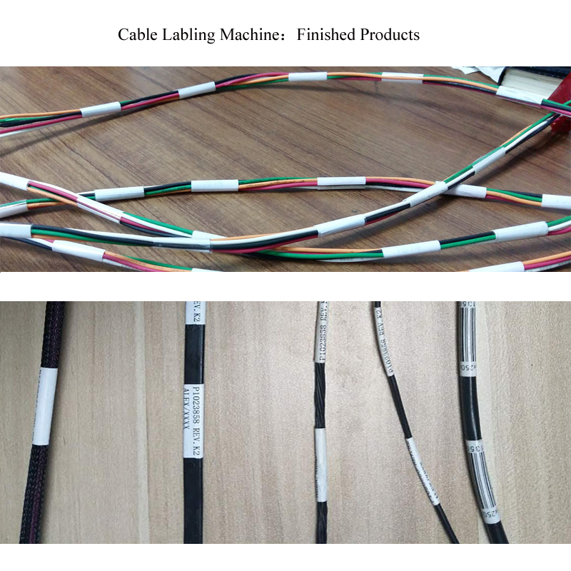 Semi-automatic Winding Labeling Machine High Precision Wire Circular Labeling Machine