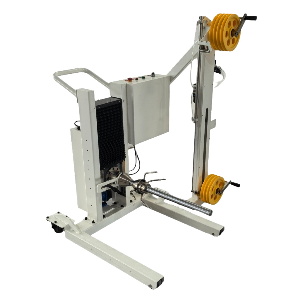 Automatic Heavy-Duty Wire Spool Uncoiler with Lift for Cable Processing/Strip/Crimping Machine