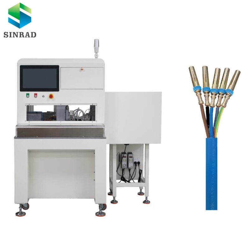 Aviation Terminal Crimping machine with wire seal inserting