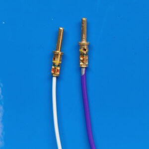 Semi Auto Male Gold Aircraft Electrical Contacts Pin Terminal Crimping Machine